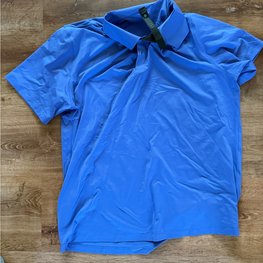 lululemon athletica Men's Electric Blue Performance Polo